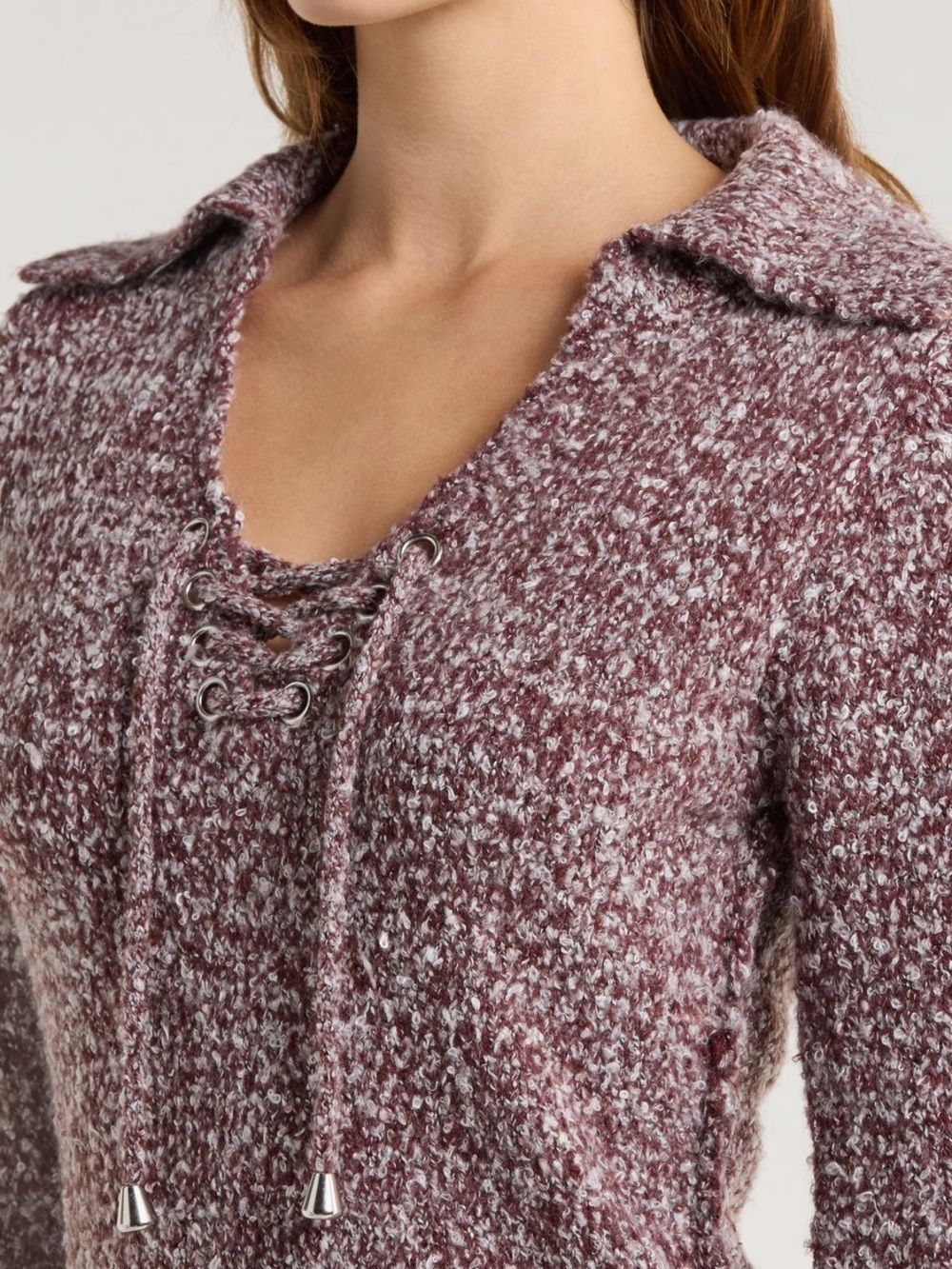 Free People NWT Milena Knit Mini Dress - Dusty Mauve - Picture 7 of 10